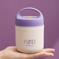 thumbnail image 1 of 304 Stainless Steel Insulated Food Jar - 16oz Portable Soup Thermos with Handle, Vacuum Sealed for Hot & Cold Meals, Dishwasher Safe Lunch Container for Kids & Adults, 1 of 4