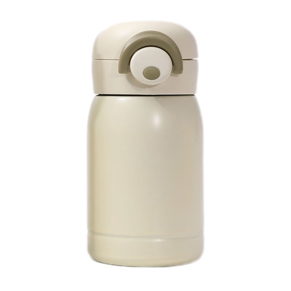 304 Stainless Steel Insulated Tumbler 8 fl oz for Hot and Cold Drinks, Double Layer Vacuum Portable Cup for Travel and Office Use, Compact Mini Water Bottle for Tea and Coffee with Leakproof Lid