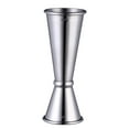 thumbnail image 1 of 304 Stainless Steel Jigger, Double Sided Ounce Cup For Bartending, 1oz & 2oz Cocktail Measurer, Professional Bartender Tool(Silver), 1 of 2