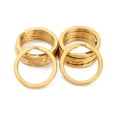 thumbnail image 1 of 304 Stainless Steel Keychain Clasp Findings Split Key Rings Golden 30x2.8mm, 1 of 5