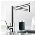304 Stainless Steel Leadfree Folding Kitchen Faucet Mixer 360 Degree