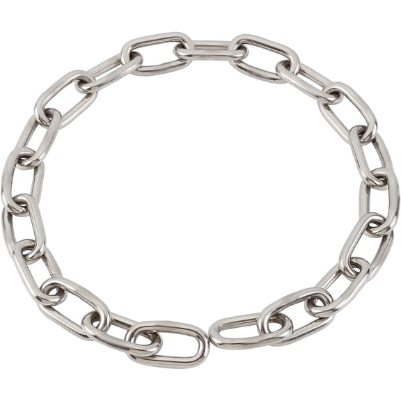 304 Stainless Steel Link Chain Heavy Duty Metal Coil Chain Safty Towing Chain DIY Craft