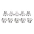 thumbnail image 1 of 304 Stainless Steel Machine Screws, 50 Pack M4x5mm Slotted Drive Pan Head Screw Bolts, 1 of 5