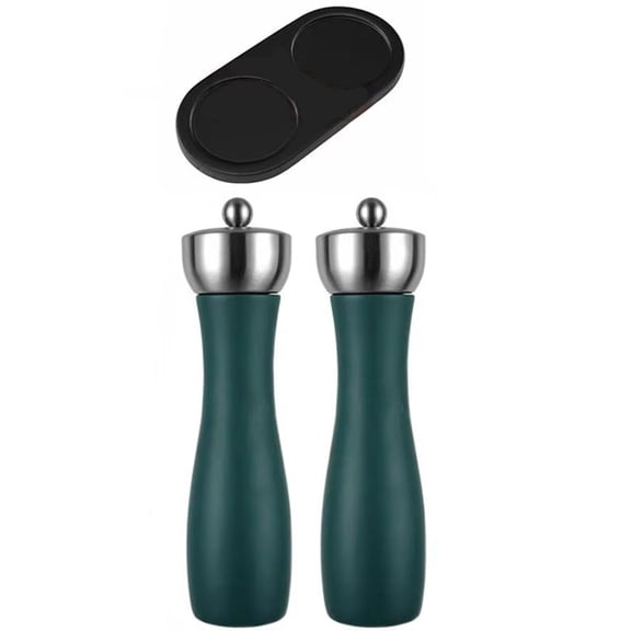 304 Stainless Steel Manual Pepper Grinder,Sea Salt Flower Pepper Mills,Ceramic Core,Multi-Purpose BBQ Spice Shakers Tool