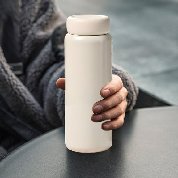 304 Stainless Steel Mini Insulated Cup 320ml, Portable Thermos Water Bottle, Hot and Cold Beverage Travel Mug, Compact Durable Stainless Steel Cup