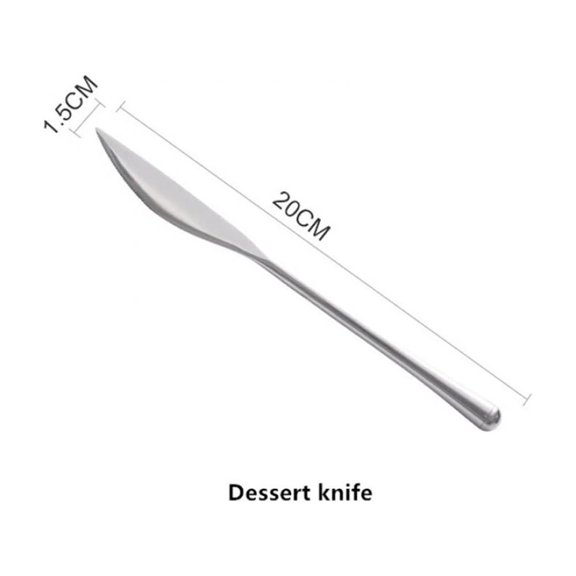 304 Stainless Steel Mirror Tableware, Western-style Knife, Fork and Spoon Set, Inposing Artifacts Household, Simple Design