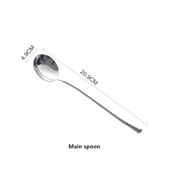 304 Stainless Steel Mirror Tableware, Western-style Knife, Fork and Spoon Set, Inposing Artifacts Household, Simple Design