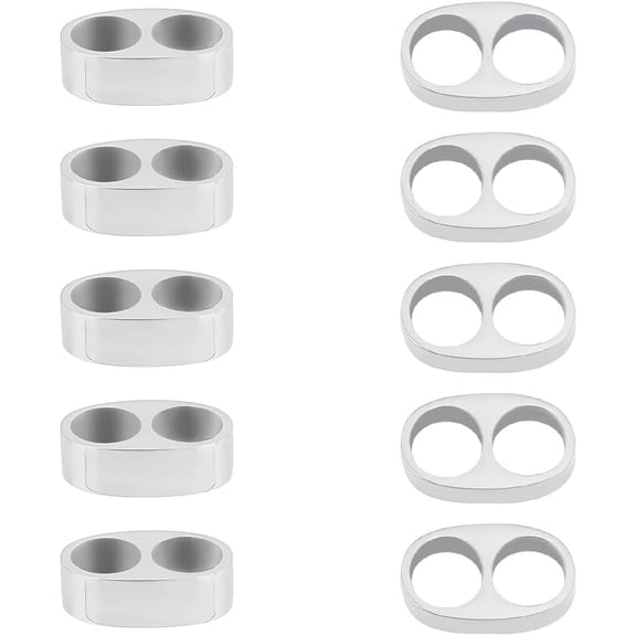 304 Stainless Steel Multi-strand Links For Leather Cord Bracelets Making Stainless Steel Color 7.5x12x4mm Hole: 4mm 10pcs/box