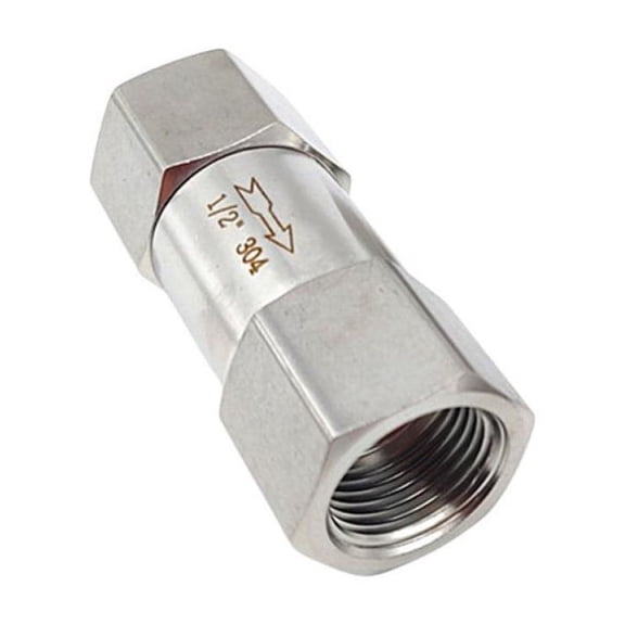 304 Stainless Steel NPT Check Valve Backflow Prevention Non-Return Check Valve