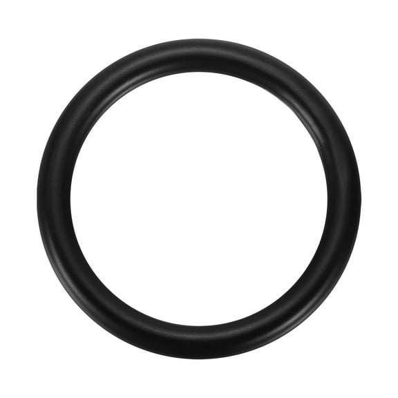 304 Stainless Steel O Ring, 5.12" OD. 0.39" Thickness Seamless Welded Circle Loop Round Ring, Black