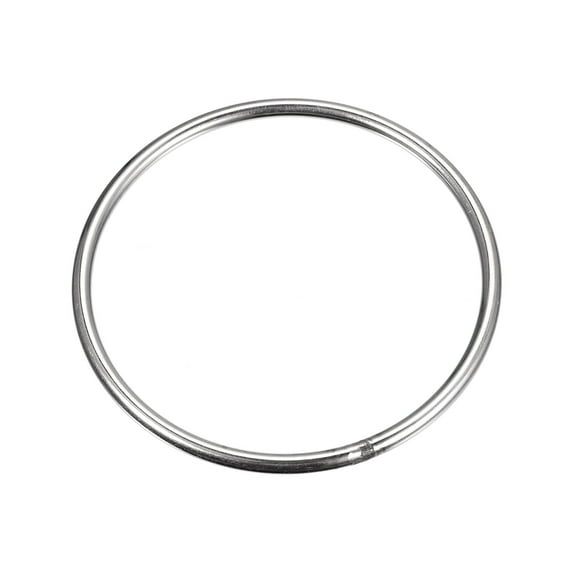 304 Stainless Steel O Rings, 1 Pack 100mm Outer Dia. 5mm Thick Welded O-rings