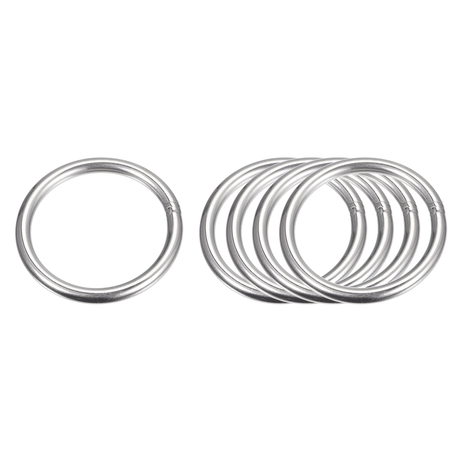 uxcell 201 Stainless Steel O Ring 50mm(1.97