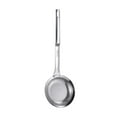 thumbnail image 1 of 304 Stainless Steel Oil Strainer and Soup Skimmer, Multi-Purpose Kitchen Tool for Filtering Grease Foam and Residue, Long Handle with Comfortable Grip, 12.91x4.41inch, 1 of 5