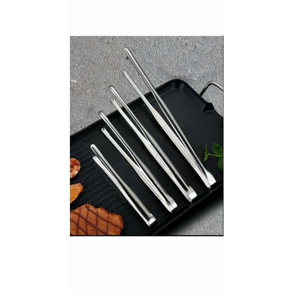 304 Stainless Steel Outdoor Grill Clips BBQ Clips Food Clips Oven Clips Steak Clips, 2pcs