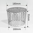 thumbnail image 1 of 304 Stainless Steel PVC Pipe Sewer Filter Cover | Straight Insert Roof Floor Drain Screen | Mouse-Proof Conical Mesh | Rust-Resistant Water Drainage Fitting for Residential & Commercial Use, 1 of 7