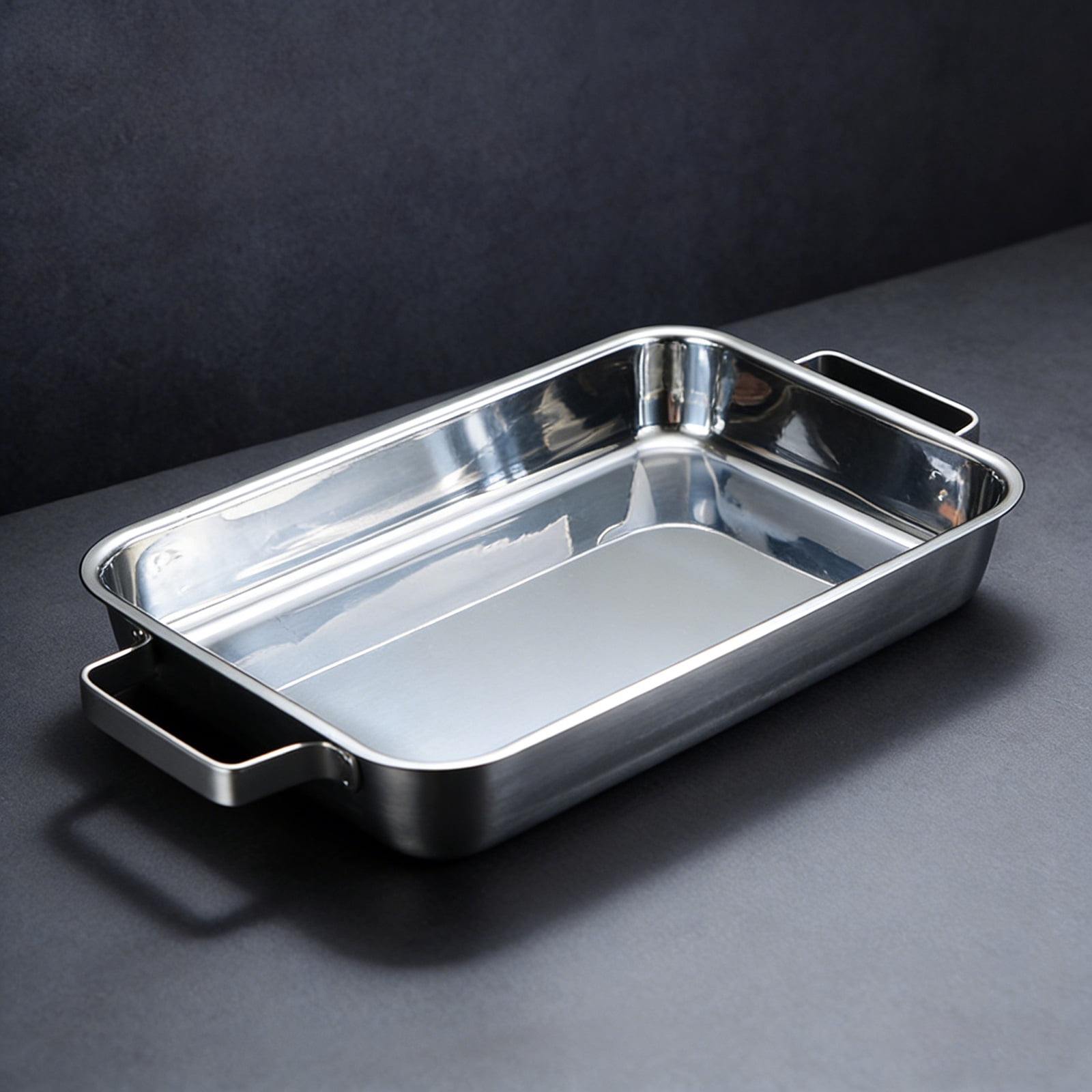 304 Stainless Steel Paella Pan - Nonstick Skillet with Dual Handles for ...