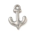 thumbnail image 1 of 304 Stainless Steel Pendants Anchor Charm Stainless Steel color 21x14x2.5mm Hole: 2.1mm, 1 of 3