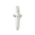 thumbnail image 1 of 304 Stainless Steel Pendants Charm Stainless Steel color 24.5x9x4mm Hole: 1.5mm, 1 of 2