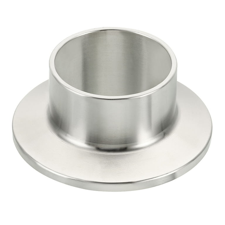 QWORK Clamp Fitting, 304 Stainless Steel, 2 in Sanitary Pipe