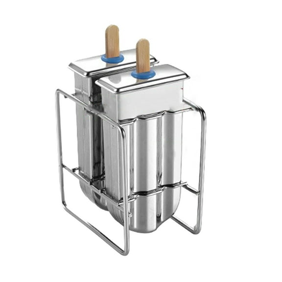 304 Stainless Steel Popsicle Molds And Rack Ice Lolly Mold Rack Frozen-Lolly Popsicle Ice Pop Maker Diy Homemade Ice Cream Mould