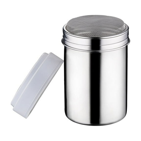 304 Stainless Steel Powder Spreading Jar Mesh Seasoning Bottle Coffee Cocoa Shaker Baking Tool 6X8.5Cm