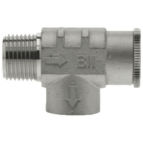 304 Stainless Steel Pressure Relief Valve - 1/2" 75PSI
