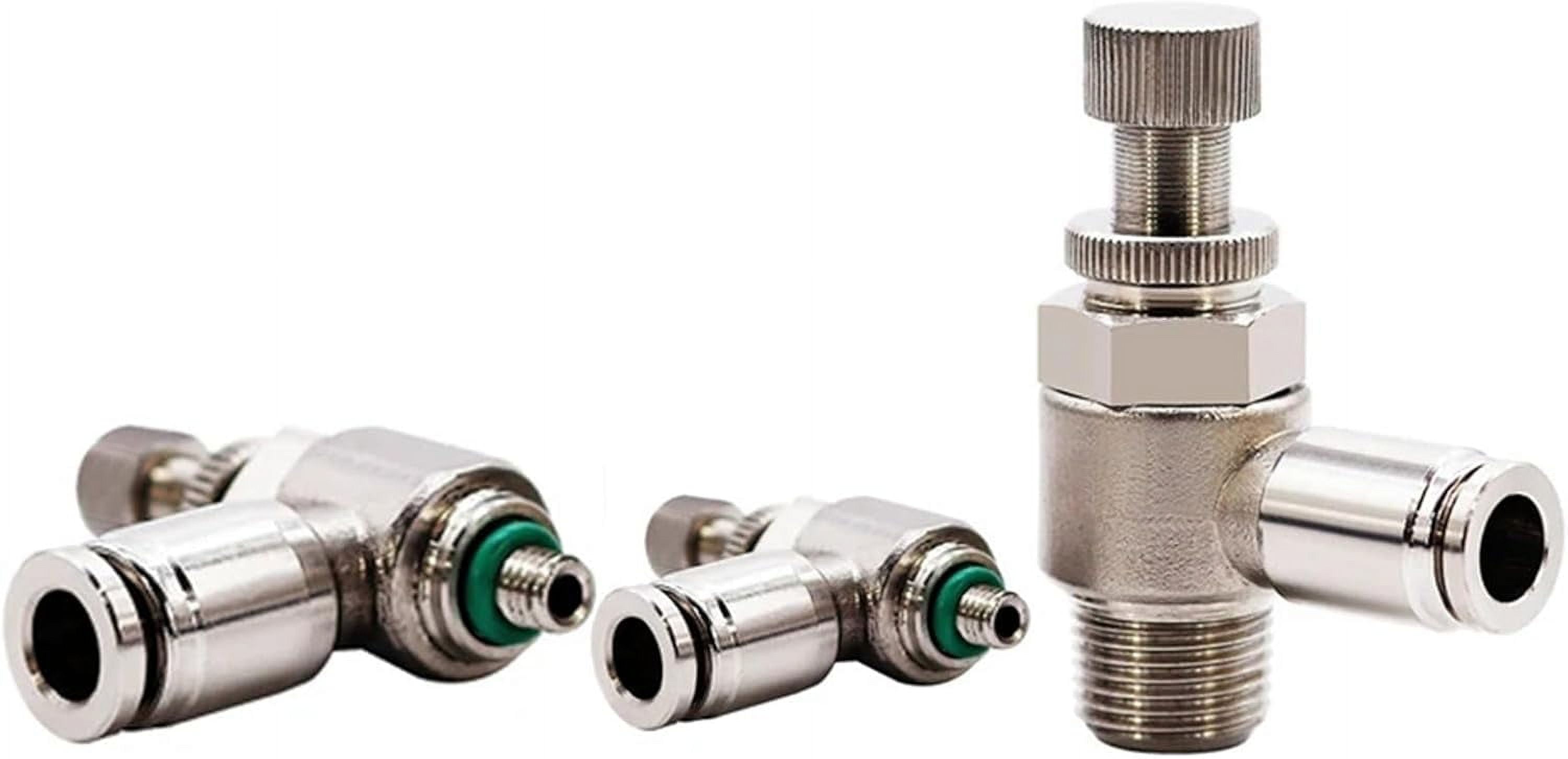 304 Stainless Steel Quick Connector Cylinder Throttle Valve Adjustment ...