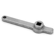 304 Stainless Steel Radiator Air Vent Key Square Hole Wrench Universal Radiator Bleed Valve Key for Home Heating System Air Release Maintenance Tool