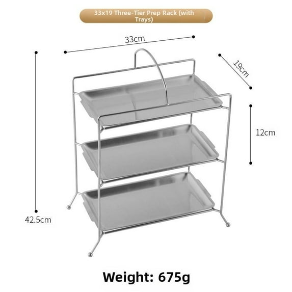 304 Stainless Steel Rectangular Barbecue Serving Rack Commercial ...