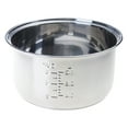 thumbnail image 1 of 304 Stainless Steel Rice Cooker Inner Pots Dishwasher Safe Inside Bowl With Even Heating Base Replacement Accessory, 1 of 8