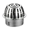 304 Stainless Steel Roof Floor Drain AntiClogging Drain Pipe Sink