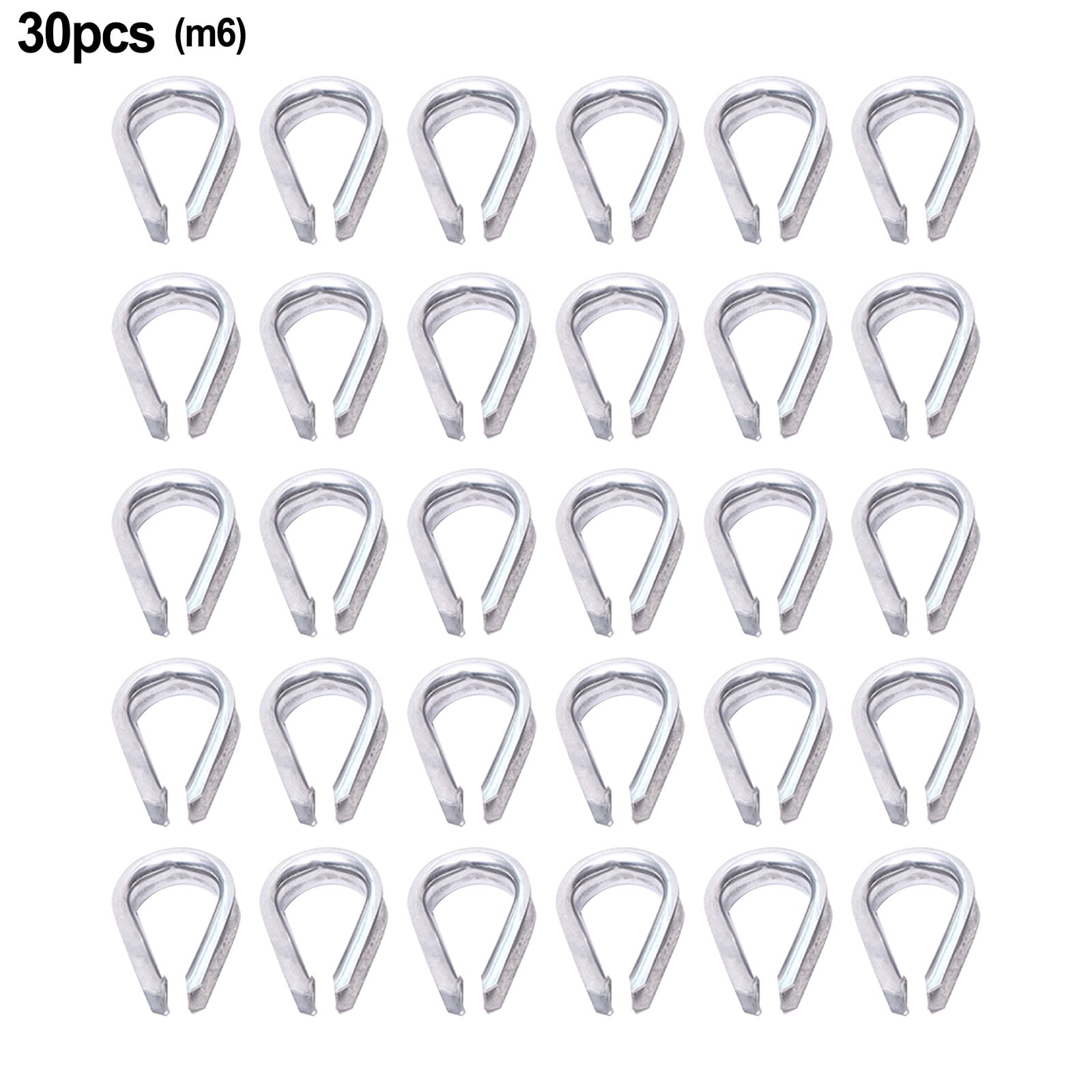 304 Stainless Steel Rope Clamps for Rigging and Cable Applications - 30 ...