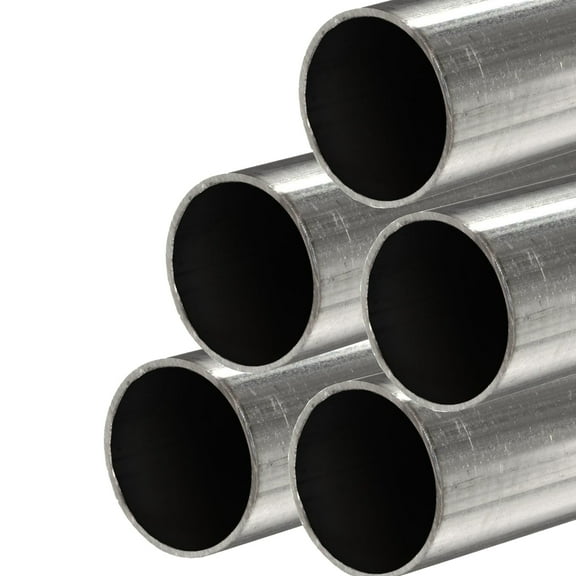 304 Stainless Steel Round Tube, 5/32" OD x 0.015" Wall x 48" long, Seamless (5 Pack)