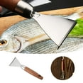 304 Stainless Steel Sharp Durable Fish Scale Remover 2024 Upgrade Fish