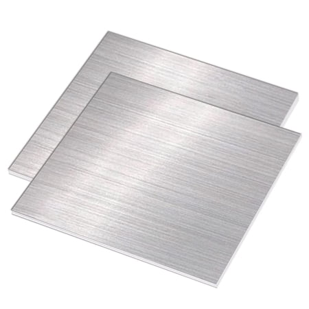 304 Stainless Steel Sheet, 28 Gauge, Thickness 0.02 Inch Width 8 Inch Length 8 Inch, 304 Stainless Steel Metal Strip Sheet (Brushed Surface), Suitable for Industrial, Mechanical, Engineering, Home De