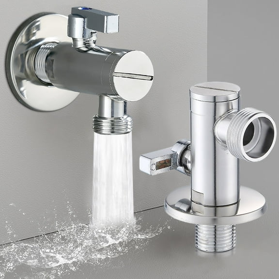 304 Stainless Steel Smart Toilet L-Angle Valve, Durable Water Control Valve for Bathroom and Home Plumbing