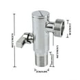 thumbnail image 1 of Smart Toilet L Angle Water Control Connector for Bathroom Plumbing, High-Flow Supply Design, Leak-Resistant Structure, Easy Installation for Modern Restroom Systems, 1 of 5