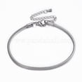 thumbnail image 1 of 304 Stainless Steel Snake Chain Bracelets Stainless Steel Color, 1 of 3