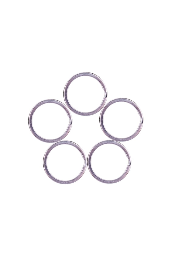 304 Stainless Steel Split Key Rings Stainless Steel Color 30x3mm 20pcs/bag