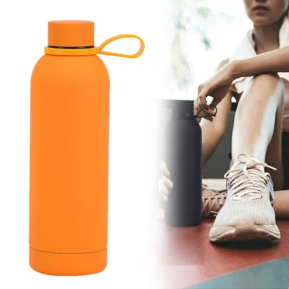 304 Stainless Steel Sports Water Bottle Clearance! Hilingoto Kitchen Cups, Insulated Stainless Water Bottle | 24 Oz Vacuum Flask with Lid Double Wall Bottle | for Sports and Travel
