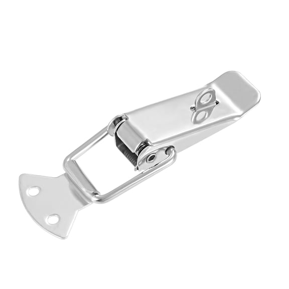 304 Stainless Steel Spring Loaded Toggle Latch Catch Clamp, 110mm Overall Length