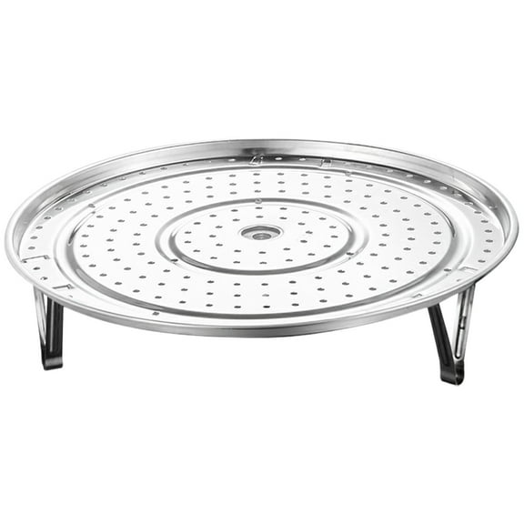 304 Stainless Steel Steamer Rack Removable Legs Steam Tray Multifunctional Steaming Stand for Pressure Cooke
