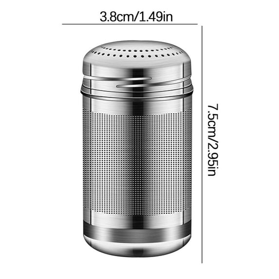 304 Stainless Steel Tea Filter | Multi-Purpose Strainer for Tea, Coffee & Spices | Fine Mesh with Swivel Lock | Extended Hook Chain for Easy Use | Fits Pots, Kettles & Crockpots