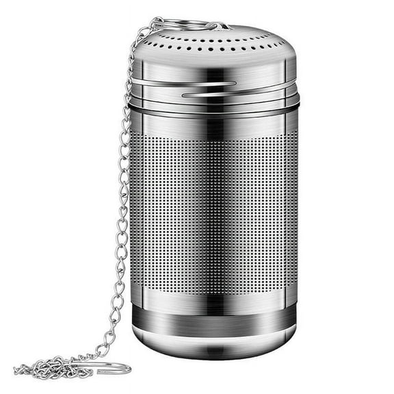 304 Stainless Steel Tea Infuser for Loose Leaf Tea Coffee Spices - Fine Mesh Tea Strainer with Hook Chain for Teapot Kettle Pot - Multipurpose Tea Filter Basket for Brewing Loose Leaf Tea and Coffee