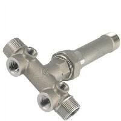 304 Stainless Steel Tee for Pressure Tank Installations - 1 1/4" x 13" MPT Connection