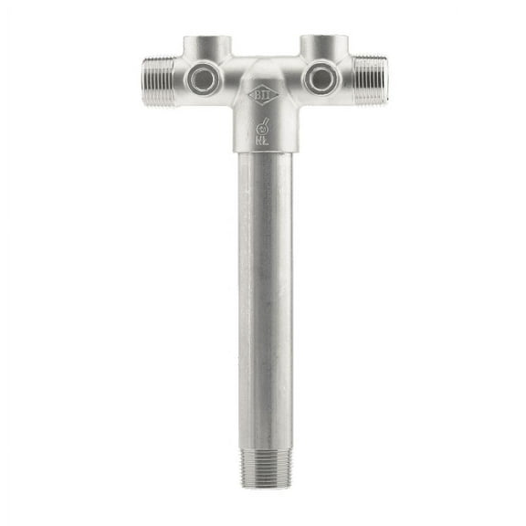 304 Stainless Steel Tee for Pressure Tank Installations - 1 1/4" x 4 1/2" MPT Connection