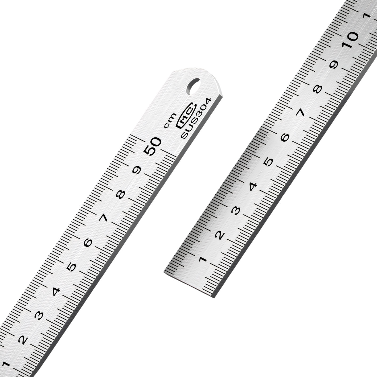 304 Stainless Steel Thickened Ruler Measuring Tool Anti Bend Design ...