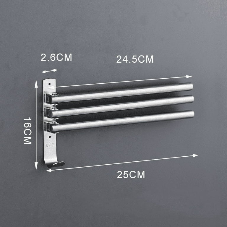 Telescopic towel rail outlet