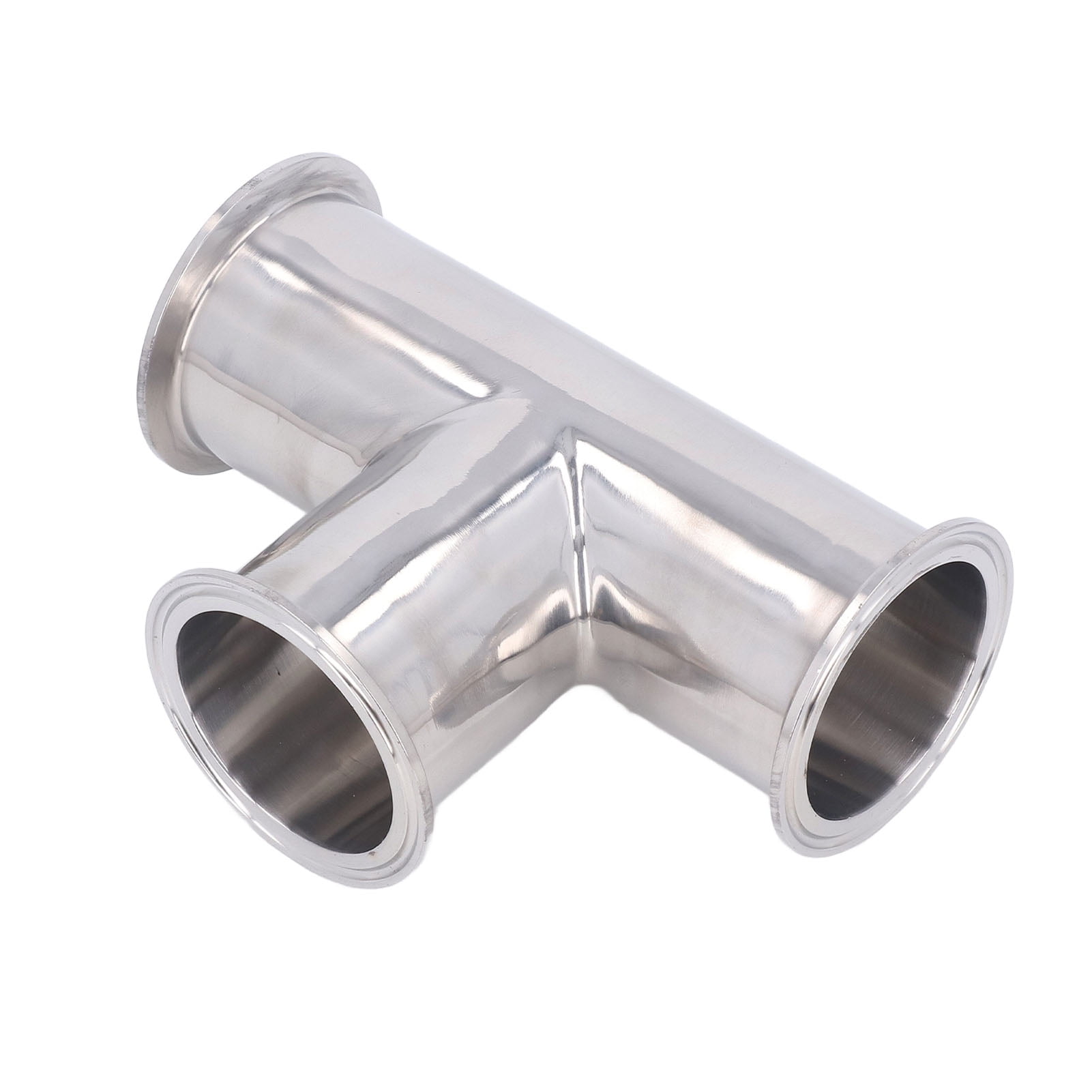 304 Stainless Steel Triple Clamp Tee 3-Way Hose Pipe Fitting Connector ...