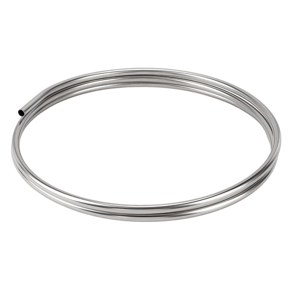 304 Stainless Steel Tube Curved Tube Round Stainless Steel color 2500x12mm Hole: 11mm